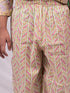 Girl's' Yellow Printed Kurta Patiala Set